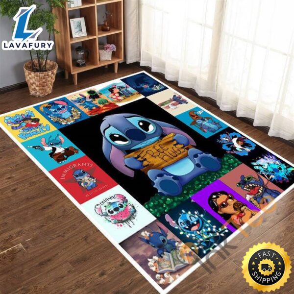 Disney Lilo & Stitch Movies Walt Bedroom Living Room Disney Rug Carpet