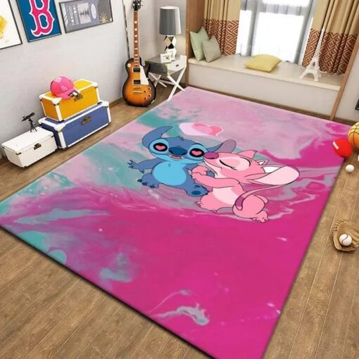 Disney Stitch Print Carpet Children’s Play Room Rug