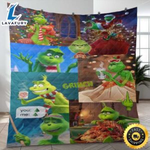 Dr. Seuss’ The Grinch 108 Merry Christmas Gifts Lover Quilt Blanket