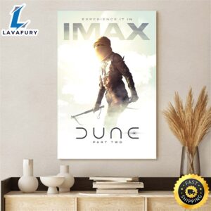 Dune Part Two (2023) Imax Movie Poster Canvas