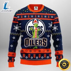 Edmonton Oilers Funny Grinch Christmas…