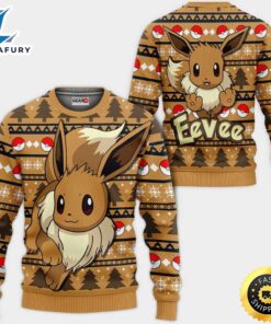 Eevee Anime Pokemon Ugly Sweater