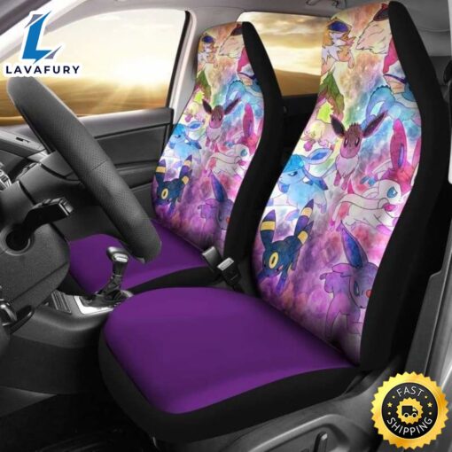 Pokemon Eevee Evolution Car Seat Covers Universal