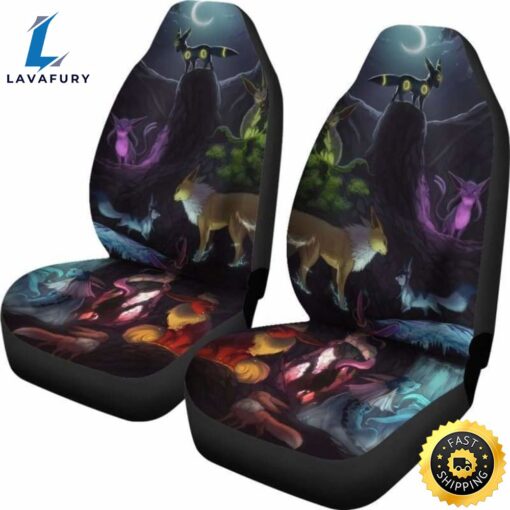 Eevee Pokemon Car Seat Covers