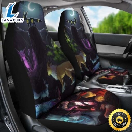 Eevee Pokemon Car Seat Covers