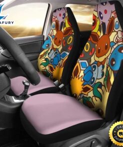 Eevee Pokemon Car Seat Covers…