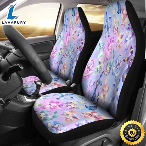 Pokemon Eeveelution Car Seat Covers Universal