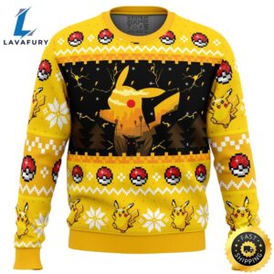 Electric Monster Pokemon Ugly Christmas Sweater 1 jczdhy.jpg