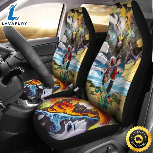 Ethan & Lyra Pokemon Movie Car Seat Covers