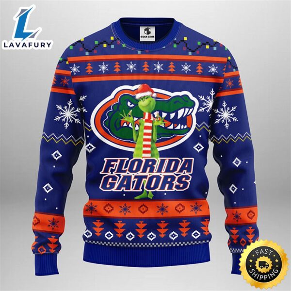Florida Gators Funny Grinch Christmas Ugly Sweater