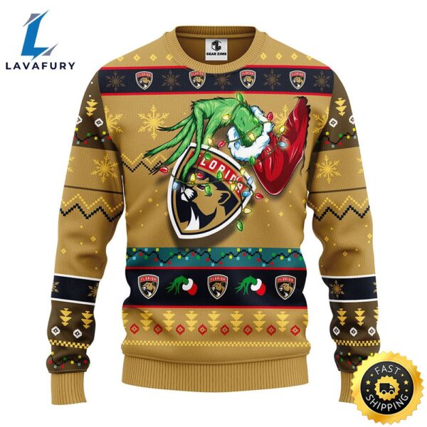 Florida Panthers Grinch Christmas Ugly Sweater