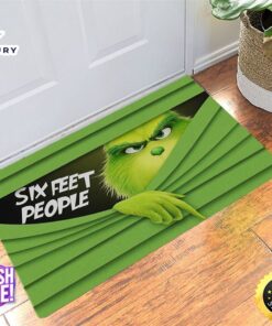 Funny Christmas The Grinch Door Mat For Six Feet People