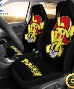 Funny Pikachu Car Seat Covers Pokemon Anime Fan Gift Universal 1 axtiih.jpg