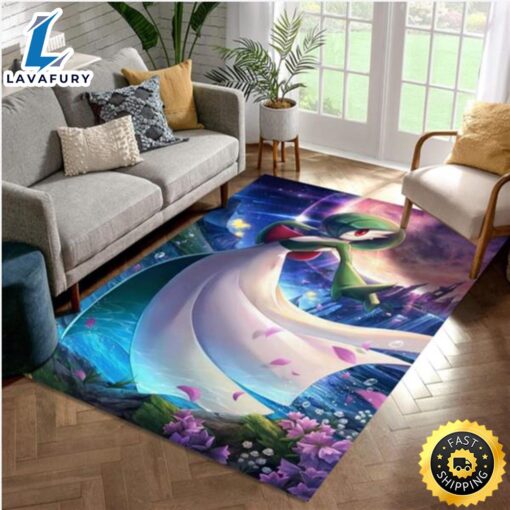 Gardevoir Pokemon Area Rug Living Room Rug Family