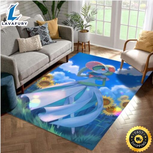 Gardevoir Pretty Pokemon Area Rug Living Room Rug Family