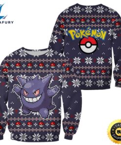 Gengar Pokemon Ugly Sweater