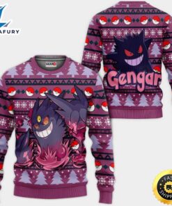Gengar Sweater Anime Pokemon Ugly…