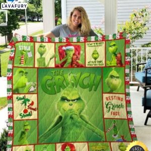 Gifts For Fans Women Birthday The Grinch Blanket
