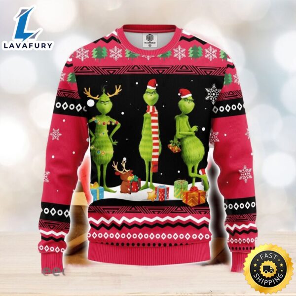 Grinch 3D Ugly Christmas Sweater Amazing Gift Men And Women Christmas Gift