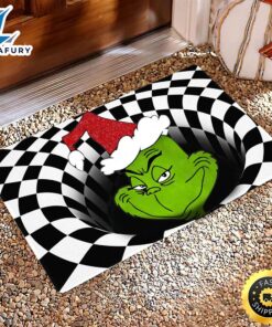 Grinch Christmas Decor Carpet Waterproof…