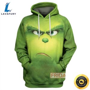 Grinch Grinch Face Christmas Green Hoodie