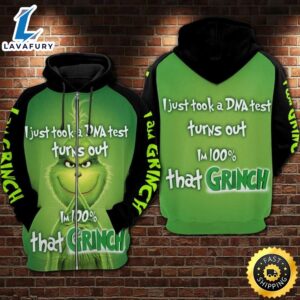 Grinch Grinch I Just Took A DisneyA Test Turns Out I’m 100 Percent That Grinch Zip Hoodie