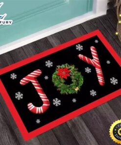 Grinch Holiday Christmas Family Matching Santa Claus Doormat