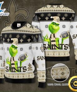 Grinch New Orleans Saints Christmas…