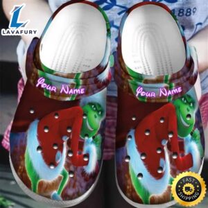 Grinch Personalized Name Crocs Clogs…