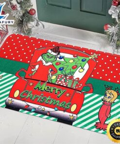 Grinch Rug Christmas Grinch Door Mat Grinch Car Kitchen Rug Decor Doormat