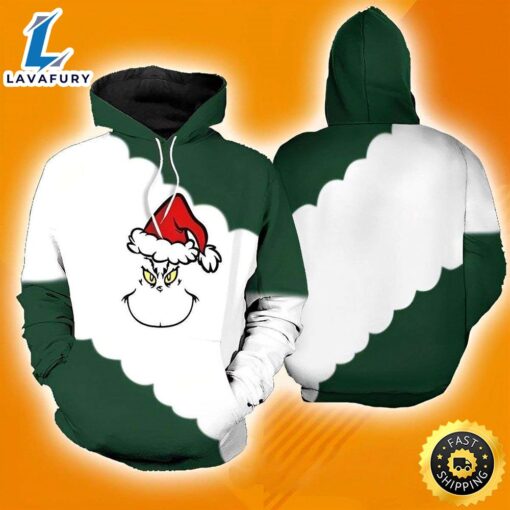 Grinch Santa Hat Funny Christmas Hoodies The Grinch Hoodie