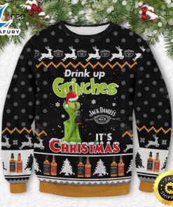 Grinch Ugly Sweater Jack Daniel’s…