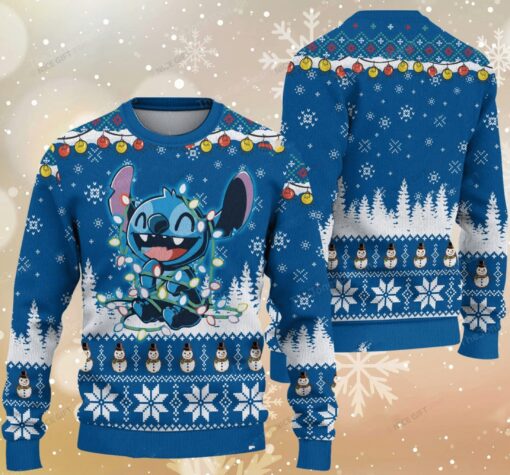 Happy Christmas Stitch Christmas Ugly Sweater