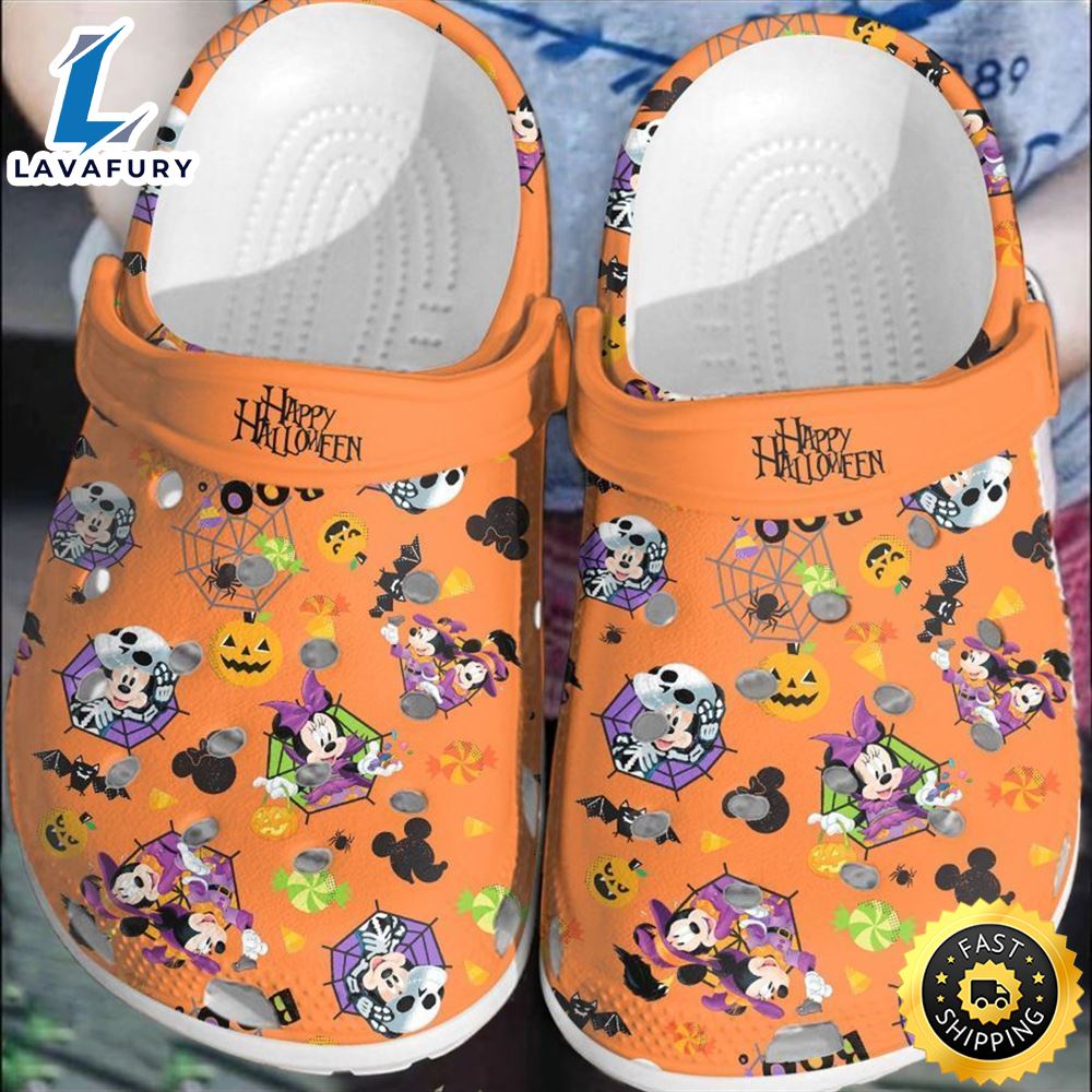 Custom Name Disney Mickey Mouse 3d Clog Shoes -Lavafury