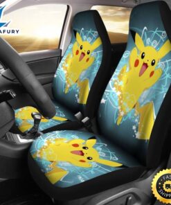 Happy Pikachu Car Seat Covers Pokemon Anime Fan Gift 1 l2iqfk.jpg