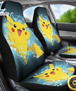 Happy Pikachu Car Seat Covers Pokemon Anime Fan Gift 3 gg7rc9.jpg