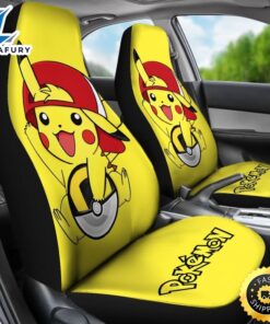 Happy Pikachu Pokemon Anime Fan Gift Anime Pokemon Car Accessories Car Seat Covers 3 qewobw.jpg