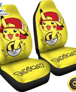 Happy Pikachu Pokemon Anime Fan Gift Anime Pokemon Car Accessories Car Seat Covers 4 vxnkak.jpg