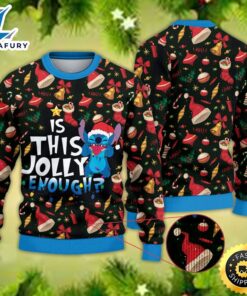 Have A Holly Jolly Christmas Stitch Christmas Stitch Stitch Ugly Sweater