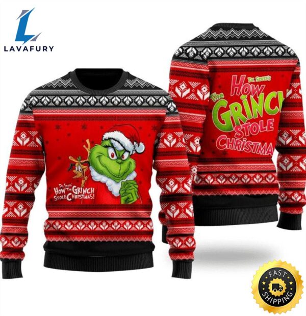 How The Grinch Stole Christmas Ugly Xmas Sweater Shirt