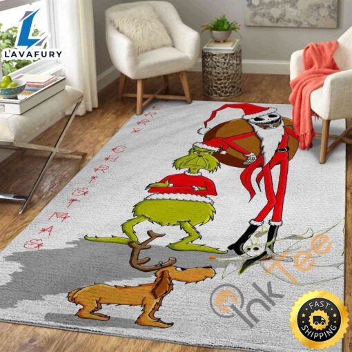 Jack Skellington Grinch Area Rug