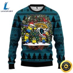 Jacksonville Jaguars Minion Christmas Ugly…