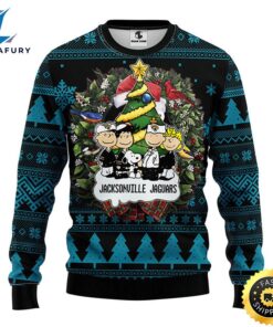 Jacksonville Jaguars Snoopy Dog Christmas Ugly Sweater