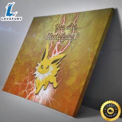 Jolteon Electrifying Pokemon Canvas Print Wall Art 2 nsdfki.jpg