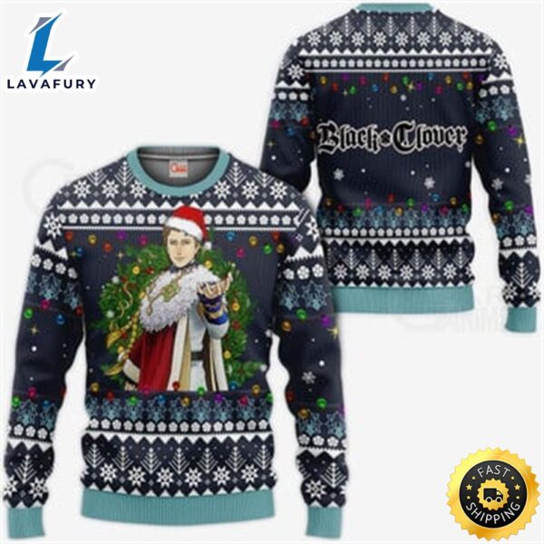 Julius Novachrono Black Clover Anime Gift Ugly Sweater