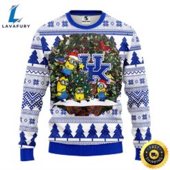 Kentucky Wildcats Minion Christmas Ugly…