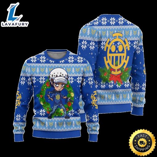 Law One Piece Anime Ugly Christmas Sweater