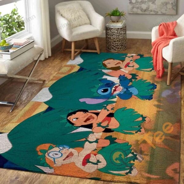 Lilo Stitch Area Rug Disney Rug Carpet