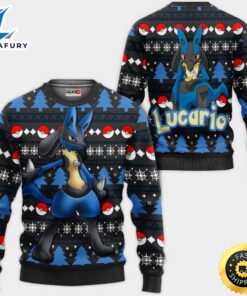 Lucario Anime Pokemon Ugly Sweater