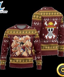 Luffy One Piece Anime Ugly Christmas Sweater 3 qicvdu.jpg